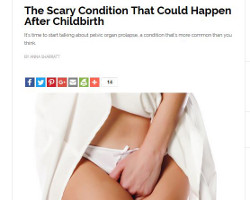 "The Scary Condition that Could Happen after Childbirth" Best Health